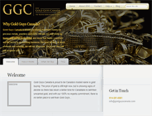 Tablet Screenshot of goldguyscanada.com